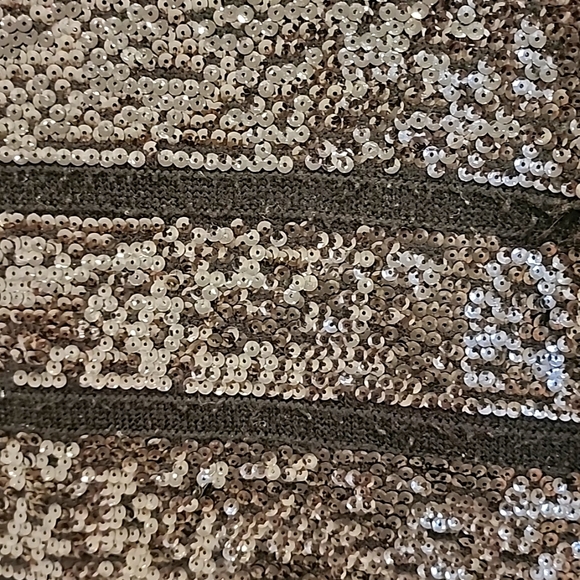 Catherine Malandrino Black Sequined Dress, Size Medium - Picture 3 of 4